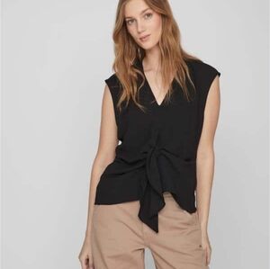 ZARA BLACK ASYMÉTRICAL TOP SIZE MEDIUM